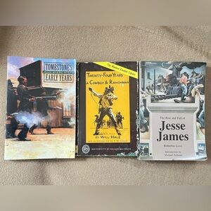 First printing edition of “Twenty-Four Years A Cowboy & Ranchman” & 2 more books